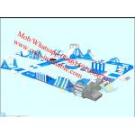 inflatable floating island water sports games inflatable water park games for sale