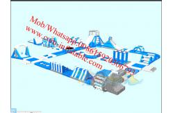 China inflatable floating island water sports games inflatable water park games supplier