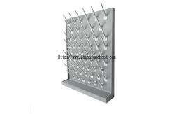 China Science Lab Equipment Acid Proof Pegboard Single Face PP Drip Shelf supplier