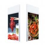 High brightness ultra thin digital advertising player dual screens window hanging double sided lcd display for sale