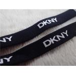 Black Underwear Elastic Band With Printing White Silicone Logo Environmental Protection