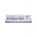 Compact Industrial Desktop Keyboard with integrated trackball Featuring Dust-proof,Vandal-proof and Water-proof for sale