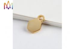 China Pentagon Engraved Charm Tags supplier