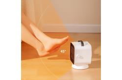 China 1000W AC220V Small Electric Heater Thermostat Ceramic Oscillating Fan supplier