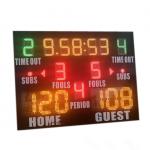 Popular Size Small High School Basketball Scoreboard With Standard Layout for sale