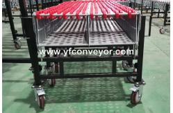 China Telescopic Plastic Gravity Skate Wheel Conveyor supplier