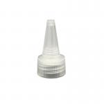 28/410 24/410 Twist Top Bottle Caps PP White Plastic Screw With Dust Cover for sale