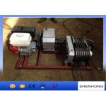 13HP Double Drum Electric Cable Pulling Winch Dual - Bull Wheel Powered Winch