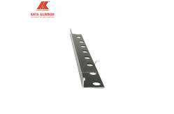 China Matte Silver 27cm Square Tile Decorative Aluminum Trim Anodized supplier