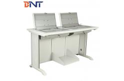 China High School / College Student Double Computer Desk PC Slot Available supplier
