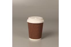 China Different Size Degradable Disposable Paper Coffee Cups For Hot Drinking supplier