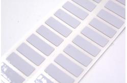 China 16mmx6mm Low Temperature Labels 1.5mil White Gloss High Temperature Resistant Polyimide Label supplier