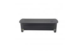 China Black Aluminum Motorized Rotating Flip Up Hidden Desk Power Socket supplier