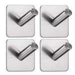 Non-Punching Heavy Duty Stainless Steel Sticky Hangers Wall Hooks Adhesive Hooks