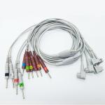 10 Leads HP EKG Cables DIN Buttom For ECG Electrode for sale