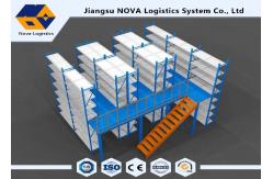 China Free Standing Multi Tier Mezzanine Rack With High Density Steel Marteria supplier