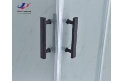 China Customizable Shower Room With Matt Black Profile Frame And 4/5mm Tempered Glass supplier