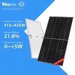 Mono Facial Trina Solar Bifacial Modules 415w 420w 425w Photovoltaic Solar Panels for sale