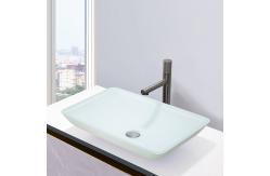 China Super Clear Tempered Glass Basin Bowl Scratch Resistant  Easy Install supplier