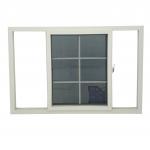 China Customizable Friction Hinge Heavy-Duty 80mm UPVC Double Sliding Windows factory