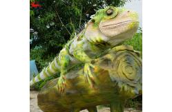China Outdoor Realistic Chameleon Model 2m Waterproof Sound Customized supplier