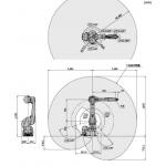 RS013N Kawasaki Robot Arm 6 Axis White Reach 1460mm Use For Gluing