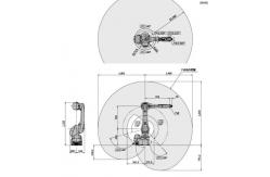 China RS013N Kawasaki Robot Arm 6 Axis White Reach 1460mm Use For Gluing supplier