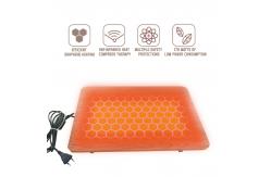 China Stylish Electric Foot Warmer Stool With Graphene Heating Ergonomic Design Adjustable Temperature supplier