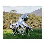 Contemporary Mirror Stainless Steel Octopus Sculpture With Size 180cm In Height for sale