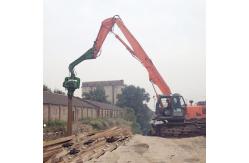 China 20m 22m Hydraulic Pile Driver Attachment For Excavator Pile Driving Arm supplier