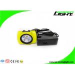 18000Lux OLED Screen LED Miner Headlamp Magnetic USB Rechargeable ABS / PC Lamp Body