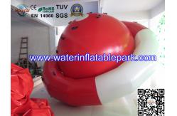 China 0.9mm PVC Tarpaulin Inflatable Peg-top / Red White Inflatable Saturn Rocker supplier