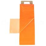 OEM ODM LDPE Thickness 0.8Mil Orange Newspaper Bags Heavy Duty for sale