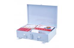 China Emergency Wall Mounted First Aid Kit Box Metal Case For 10 Person supplier