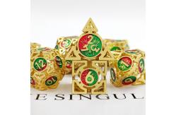 China Arrow Hollow Metal Dice Suit Multi -Faceted DND Dungeon And Dragon supplier