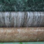 High gloss surface PVC decorative panel for kitchen cabinet, manufactured using vacuum membrane pressing process. for sale