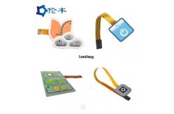 China Gray LEDs FPC Membrane Switch Embossed Button Tactile Switch Keypad supplier