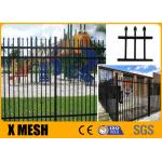 A36 Material Security Metal Fencing Astm F2589 Standard Pvc Coated 2m High for sale