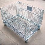 Stacking Wire Mesh Cages Heavy Duty Rigid Foldable Wire Mesh Cage for sale