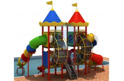China Children Playground Water Slide Outdoor LLDPE Plastic Commercial Pool Slides supplier