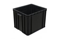 China Electronic ESD Safe Plastic Boxes SMT Rack Black PCB Packaging Boxes supplier