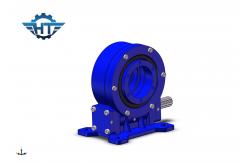 China Horizontal Single Axis Solar Trackers Slew Gearbox Motor Driven supplier