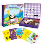 Wipe Clean Brain Game Cards Rubber Magnet Material for sale