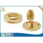 Custom Red Copper CNC Turning Service High Precision Laser Cutting for sale
