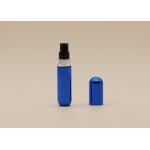 Blue Reusable Perfume Spray Bottle Aluminum Sheathed Oxidized Surface Handling for sale