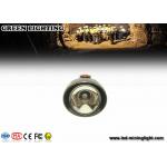 Black OEM Anti - Explosive Rechargeable Miners Headlamp 13000 LUX High Brightness for sale