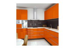China Orange Blue Green Glossy Peel And Stick Wallpaper 60cm 120cm Countertop Wallpaper supplier
