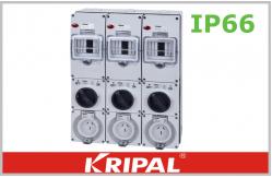 China Outdoor Industrial Weatherproof Switch Socket with Fuse Customized supplier