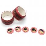 Custom Japanese Decorative Washi Tape Printed Die Cut Washi Tape