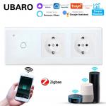 Residential 60mm Switch Socket Combination Commercial Modular Switches And Sockets for sale